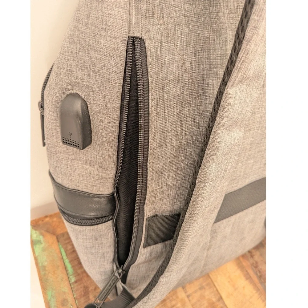 RFID Protection SwissMobility Gray Office Travel School Medium Laptop Backpack